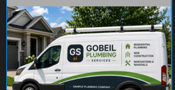 Gobeil Plumbing Services sample plumbing company van